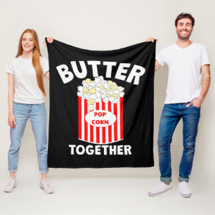 Cobertor De Velo Pipoca de Filme BUTTER Together