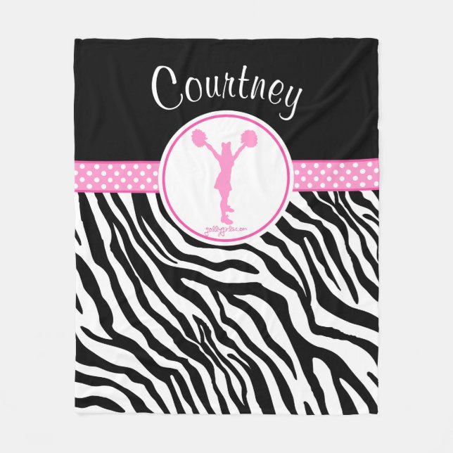 Cobertor De Velo Pique seus cheerleader/Pom conhecidos do impressão (Frente)