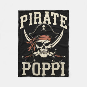 Cobertor De Velo Pirate Poppi Engraçado Capitão Correspondente ao C