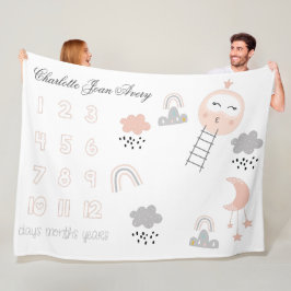 Cobertor De Velo Pista de Blanket para a Lua