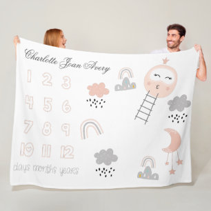 Cobertor De Velo Pista de Blanket para a Lua