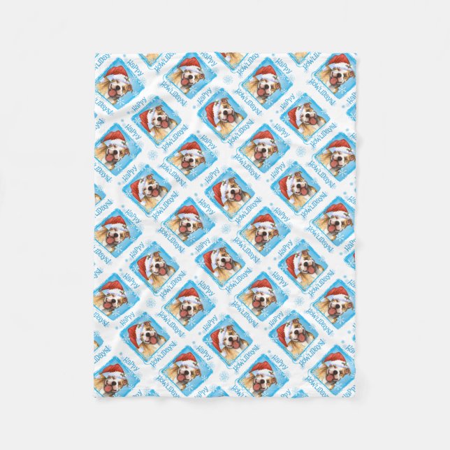 Cobertor De Velo Pit Bull Terrier Fleece Blanket (Frente)