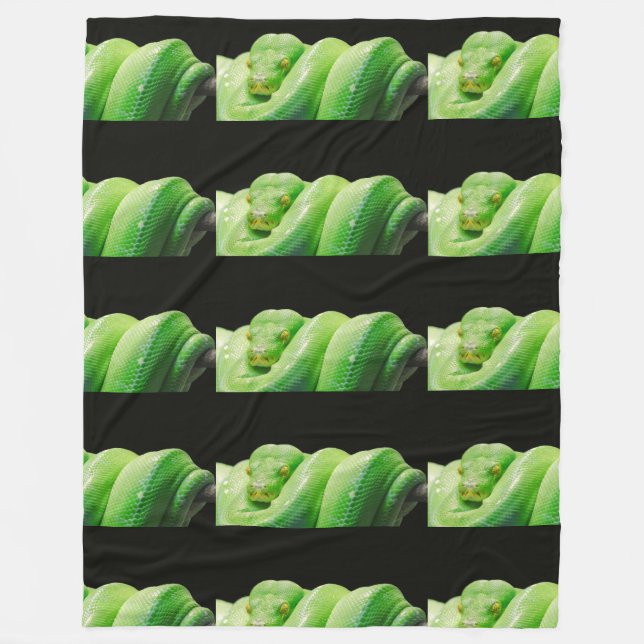 Cobertor De Velo pitão verde (Frente)
