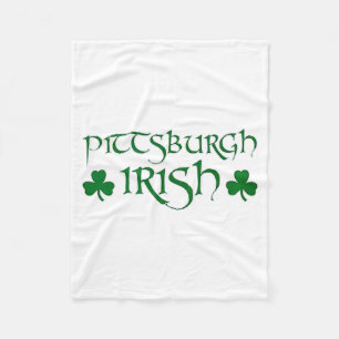 Cobertor De Velo Pittsburgh Irlandês Legal Dia de São Patrício de P