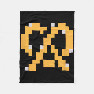 Cobertor De Velo Pixel Pretzel Jogo de Vídeo dos Anos 80 Fantasia d