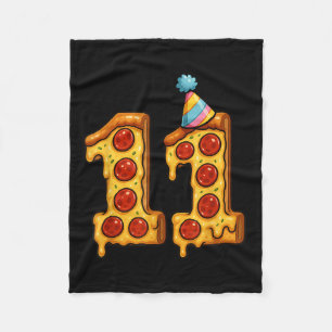 Cobertor De Velo Pizza 11 Birthday, Festa De 11 Anos, Hat Bday