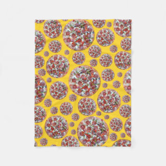 Cobertor De Velo Pizza amarela