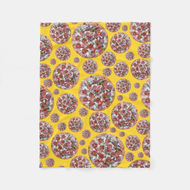 Cobertor De Velo Pizza amarela (Frente)
