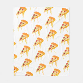 Cobertor De Velo Pizza Fleece Blanket