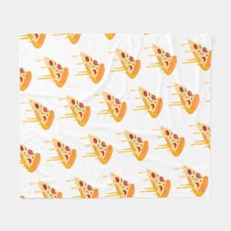 Cobertor De Velo Pizza Fleece Blanket
