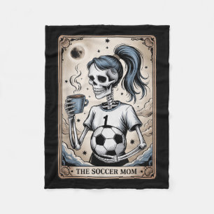 Cobertor De Velo Placa de futebol Mãe Tarot, Mães de futebol Vintag
