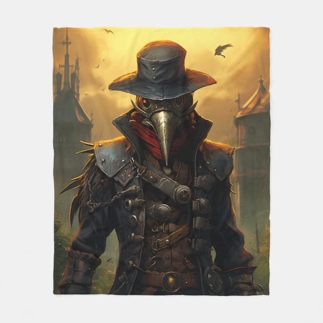 Cobertor De Velo Plague Doutor (Frente)