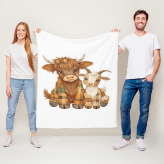 Cobertor De Velo Plaid & Precious Pals