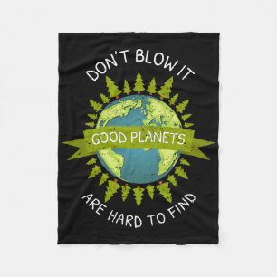 Cobertor De Velo Planetas Bons No Dia Da Terra São Duros De Encontr