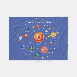 Cobertor De Velo Planetas do sistema solar