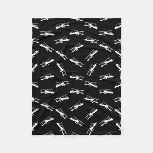 Cobertor De Velo Planos dos aviões do vôo da arte do avião do (Frente)