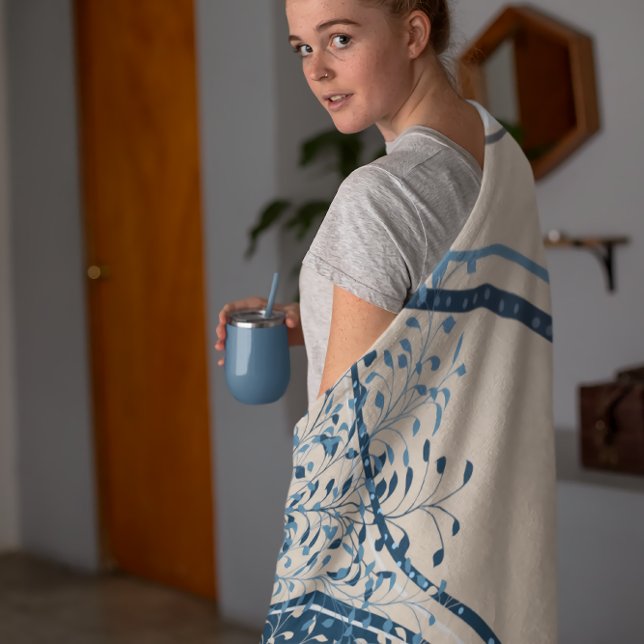 Cobertor De Velo Plantas Tropicais abstrato (Criador carregado)