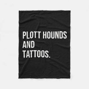 Cobertor De Velo Plott Hounds E Tattoos Plotthound Proprietário Cac