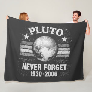 Cobertor De Velo Plutão Nunca Esqueça