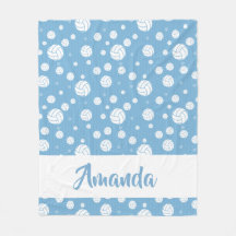 Pó Blue Chevron Padrão de Voleibol