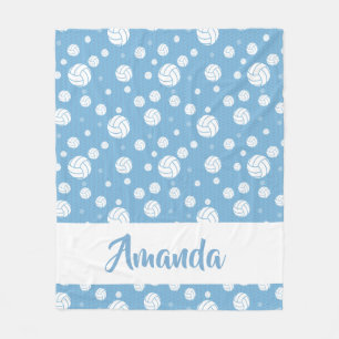 Cobertor De Velo Pó Blue Chevron Padrão de Voleibol