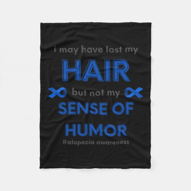 Cobertor De Velo Pode Ter Perdido Meu Cabelo Divertido Com Alopecia (Frente)