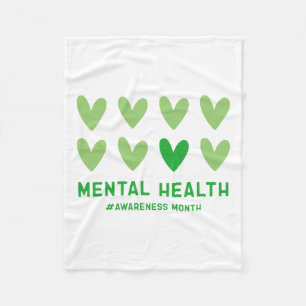Cobertor De Velo Podemos Vestir Mês Verde de Consciência Mental