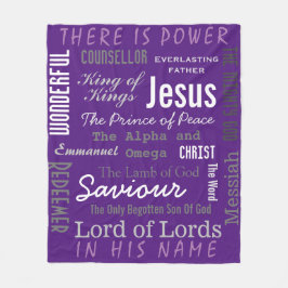 Cobertor De Velo Poderoso nome de Jesus cristão