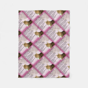 Cobertor De Velo Poema da nora dos gatos