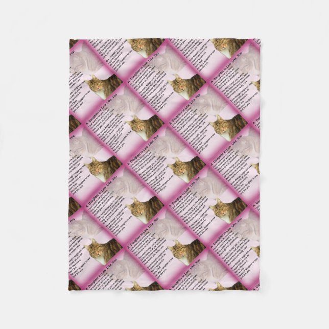 Cobertor De Velo Poema da nora dos gatos (Frente)