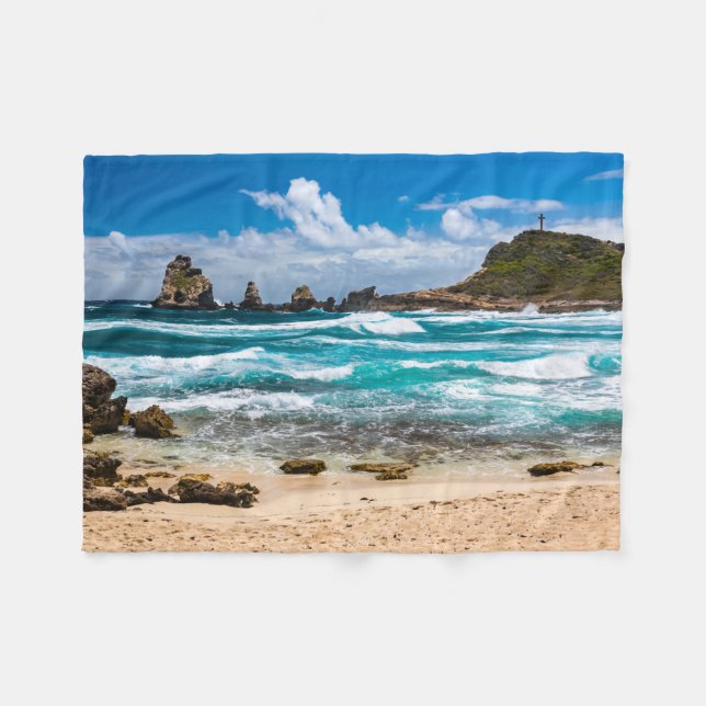 Cobertor De Velo Pointe des Chateaux, Grande-Terre, Guadalupe (Frente (Horizontal))