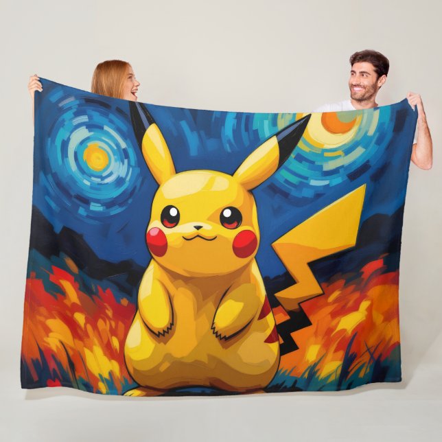 Cobertor De Velo Pokémon und seine Treue Freunde (In Situ)