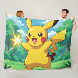 Cobertor De Velo Pokémon und seine Treue Freunde