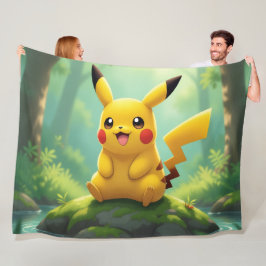 Cobertor De Velo Pokémon und seine Treue Freunde