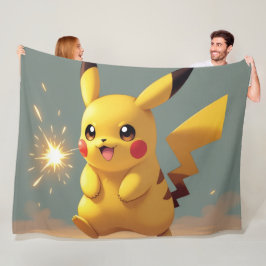 Cobertor De Velo Pokémon und seine Treue Freunde