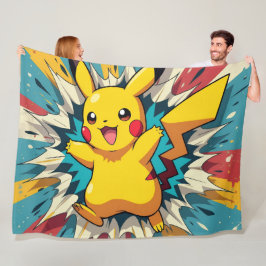 Cobertor De Velo Pokémon und seine Treue Freunde