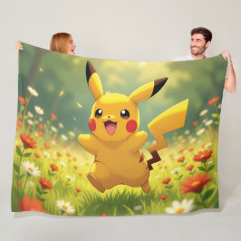 Cobertor De Velo Pokémon und seine Treue Freunde