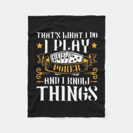 Cobertor De Velo Poker, É Isso Que Eu Toco