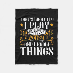 Cobertor De Velo Poker, É Isso Que Eu Toco