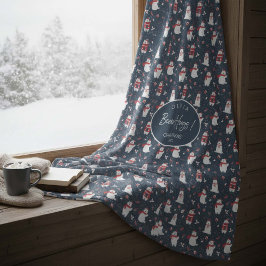 Cobertor De Velo Polar Bear Hugs Ano de Natal ID851