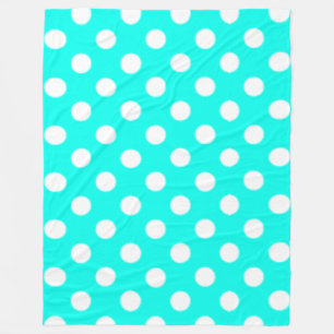 Cobertor De Velo Polkadoise Blue
