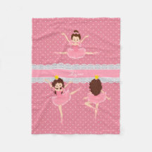 Polkadot Lace Pink Ballerina Kids
