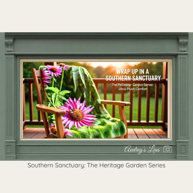 Cobertor De Velo Pollinator Garden Floral Soft Fleece Throw (Criador carregado)