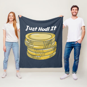 Cobertor De Velo Polo Gag Cryptocurrency do HODL