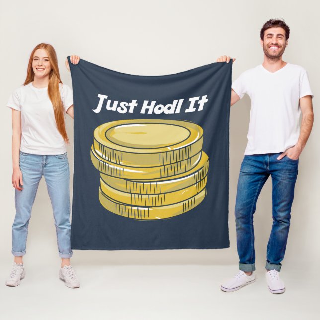 Cobertor De Velo Polo Gag Cryptocurrency do HODL (In Situ)