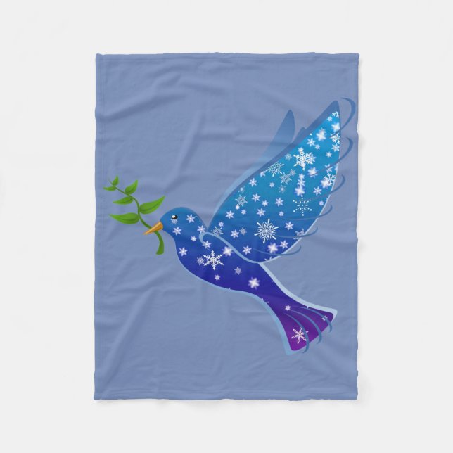 Cobertor De Velo Pomba calma (Frente)