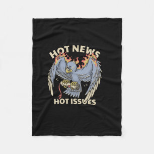 Cobertor De Velo pombo-cartoon retro emblem