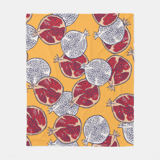 Cobertor De Velo Pomegranato Desenhado: Padrão De Vintagem Feita À 