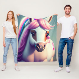 Cobertor De Velo Pôneo Espinhoso 3d Bonito 2