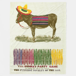 Cobertor De Velo Ponha a cauda no burro